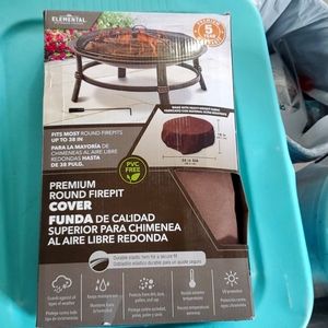 Premium round firepit cover new